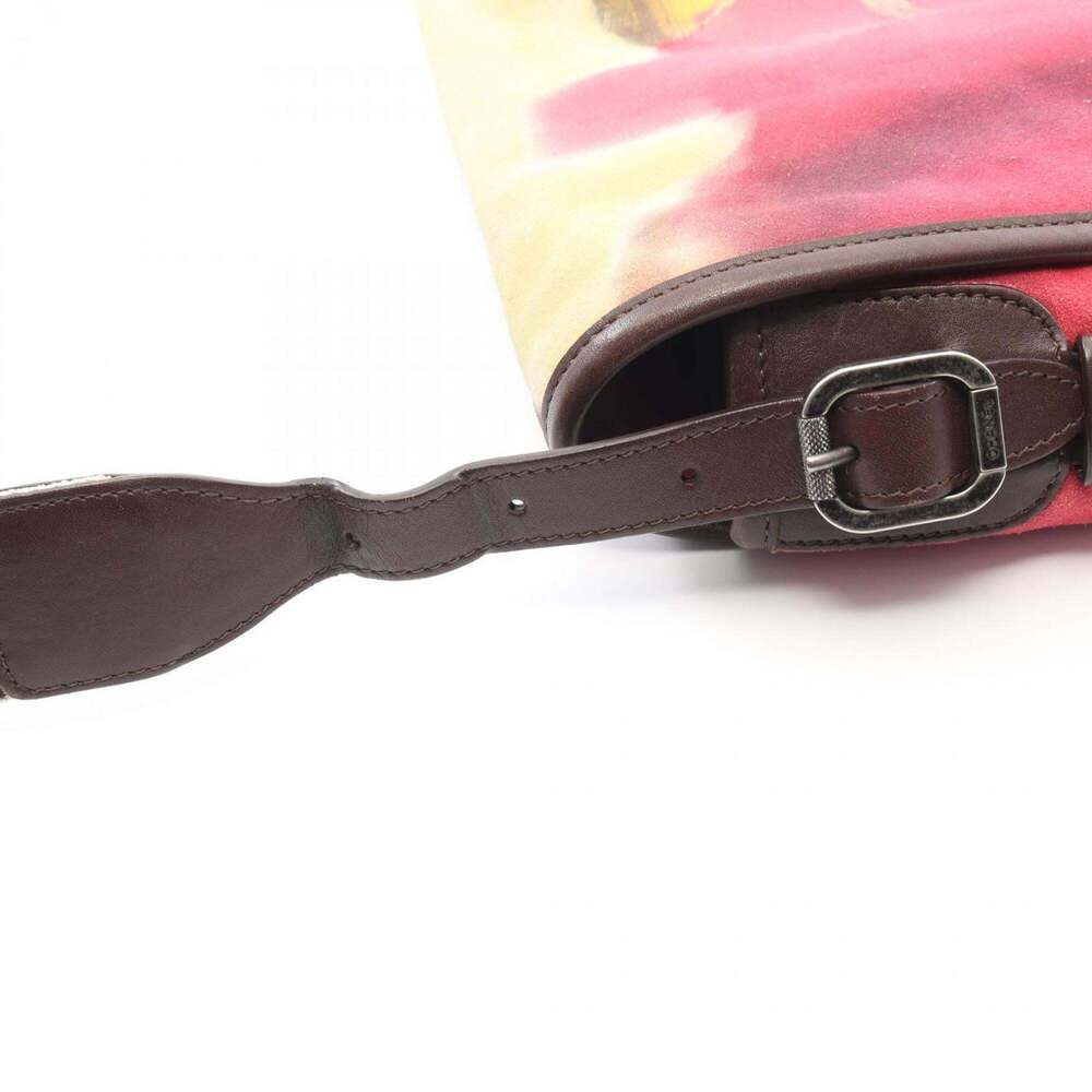 Chanel Coco Mark Shoulder Bag, Suede Leather, Women's, Brown Multicolor, A90809 - Picture 10 of 10